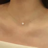 Collier Minimalist Zircon Charm